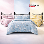 BritAces Birdie Blossom Reversible Duvet Cover Set