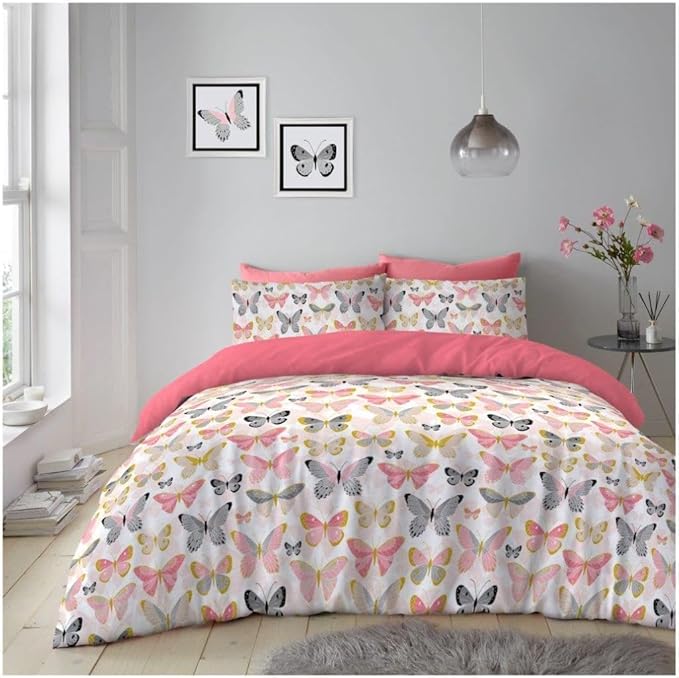 Luxury Microfiber Duvet Cover Bedding Set | Ultra-Soft, Wrinkle-Resistant & Easy-Care Quilt Cover with Pillowcases | King 230×220cm – Gingham Check